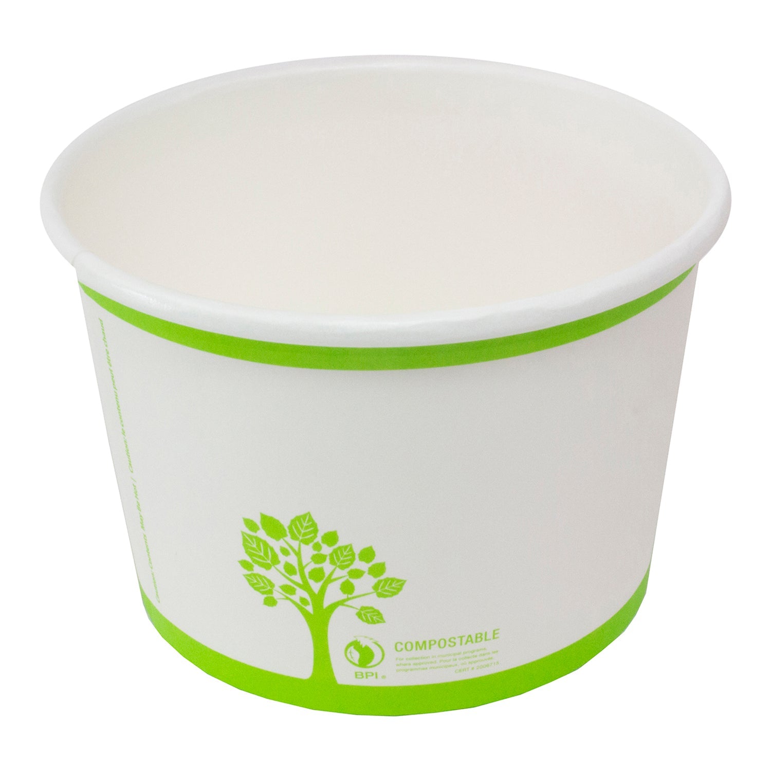 Bowl Soup Paper 16 oz. - 1 x 500 count - Galligreen - Packaging and Accessories - Restaurant Supplies and Equipment - Canadian Distribution