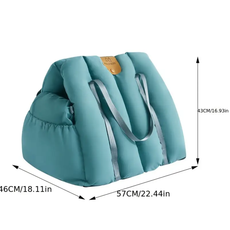 NNETM Portable Pet Car Seat & Travel Bed for Small Pets